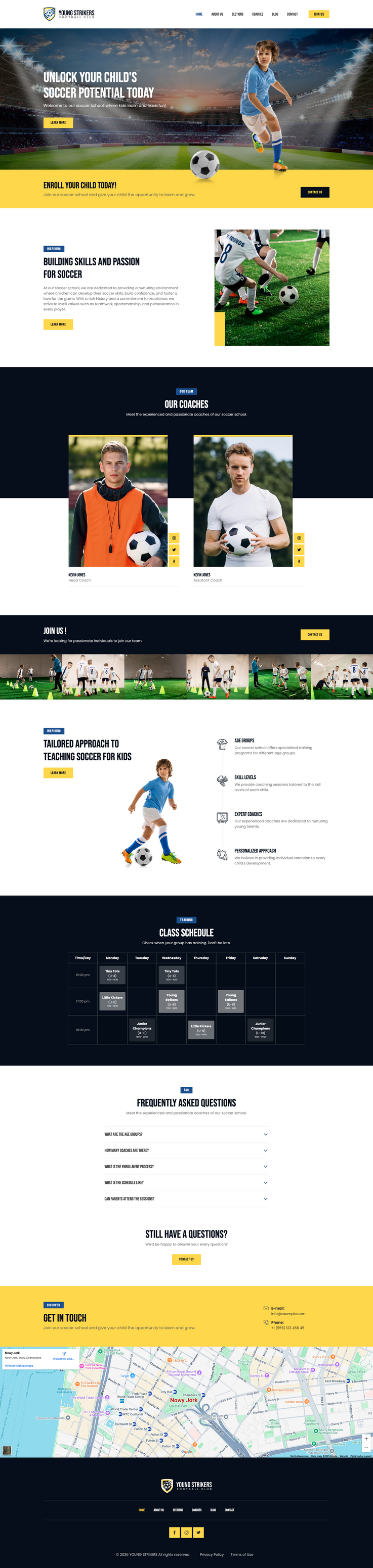 Responsive Contao theme for schools and sports academy – Sport Contao Themes